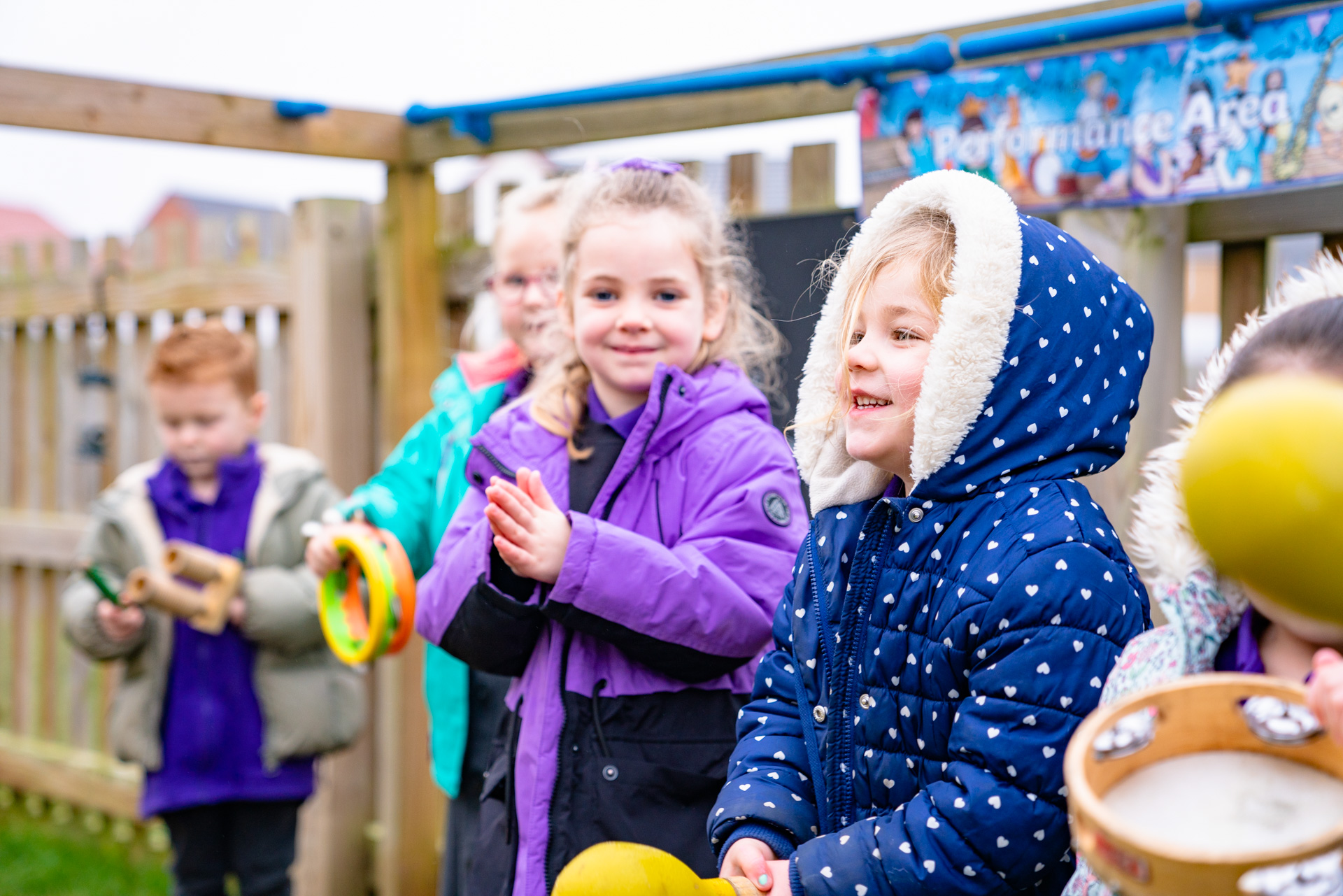 children outdoors